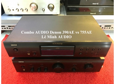 Combo Audio Denon 390AE vs 755AE