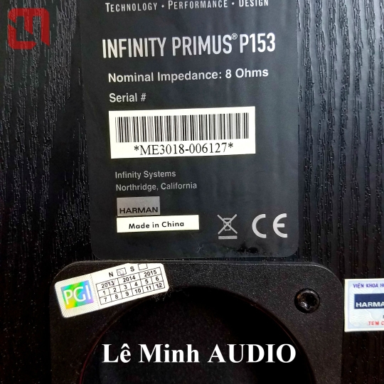 Loa Bookshelf Infinity Primus P153