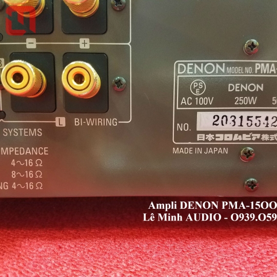 Amplifier Denon PMA-1500RII màu GOLD