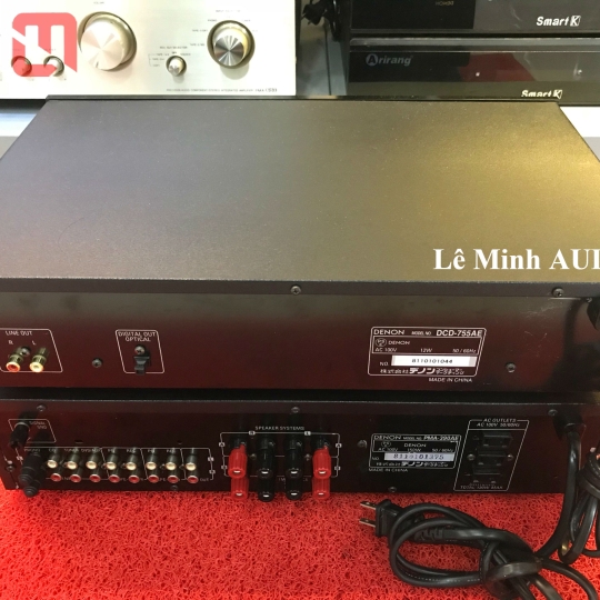 Combo Audio Denon 390AE vs 755AE