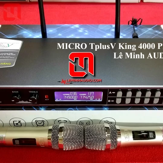Micro không dây TplusV King 4000 PRO
