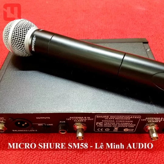 Micro không dây SHURE SM58 hàng eBay