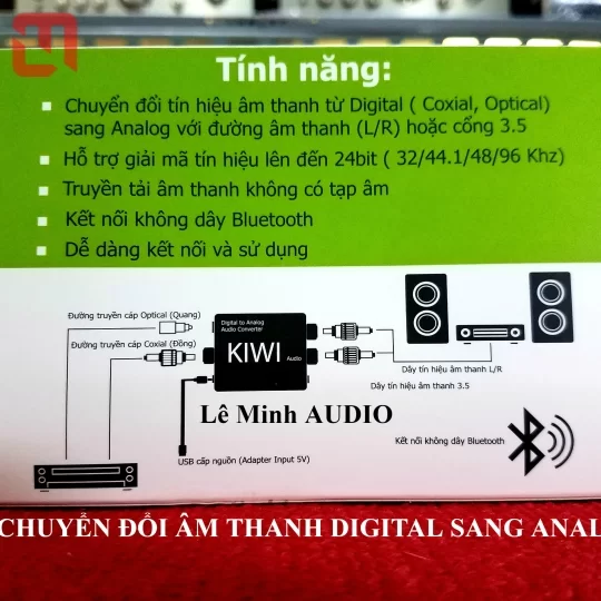 Bộ chuyển đổi âm thanh DIGITAL sang ANALOG KA03 PRO