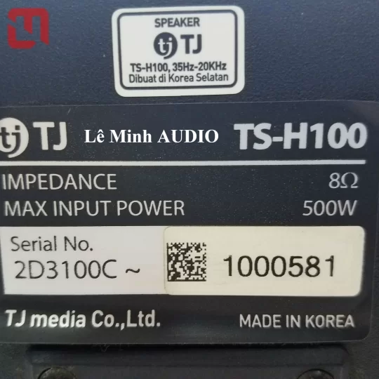 Loa KaraOke TJ TS-H100 KOREA