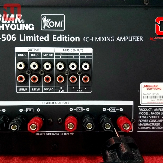 Amply Jarguar PA-506 Limited Edition mới 98%