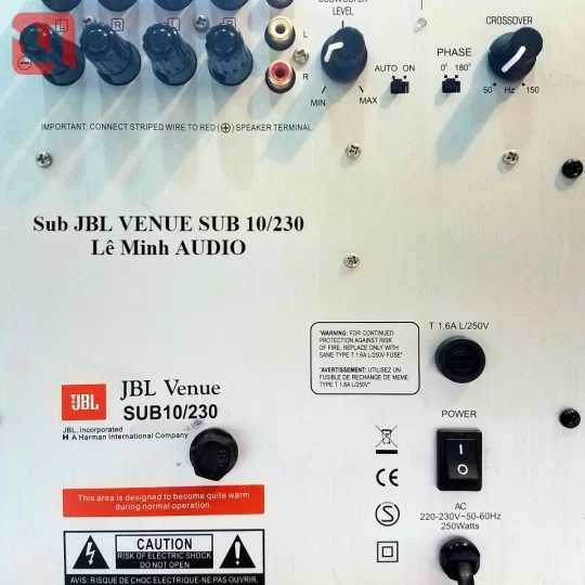 Loa SUB điện JBL VENUE 10/230