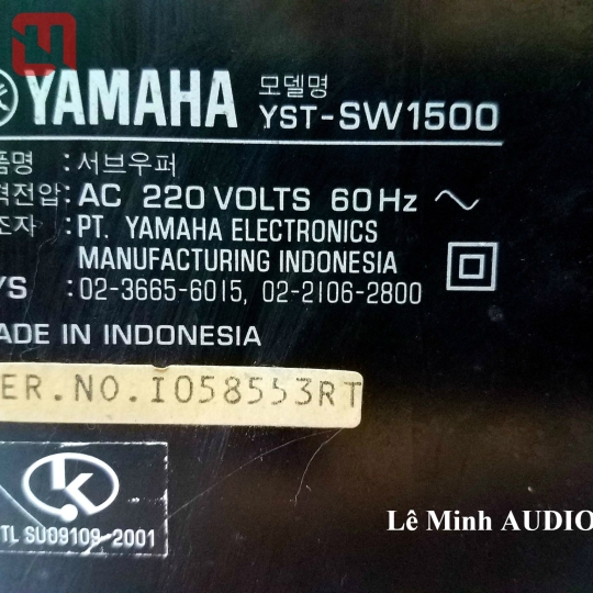 SUB điện Yamaha YST-SW15OO