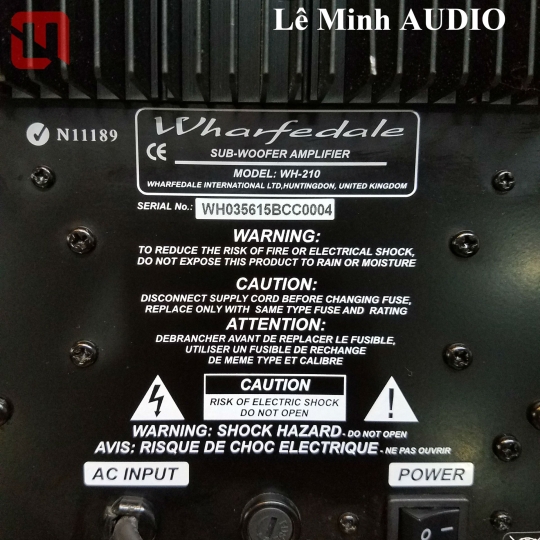 Sub điện Wharfedale WH-210