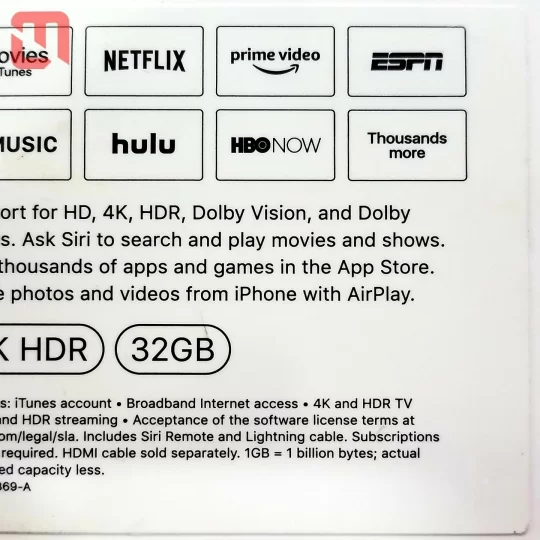 APPLE TV 4K GEN 5 mới 99%