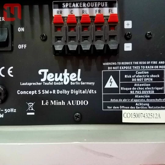 Sub Teufel Concept S SW+R Dolby Digital/DTS 5.1