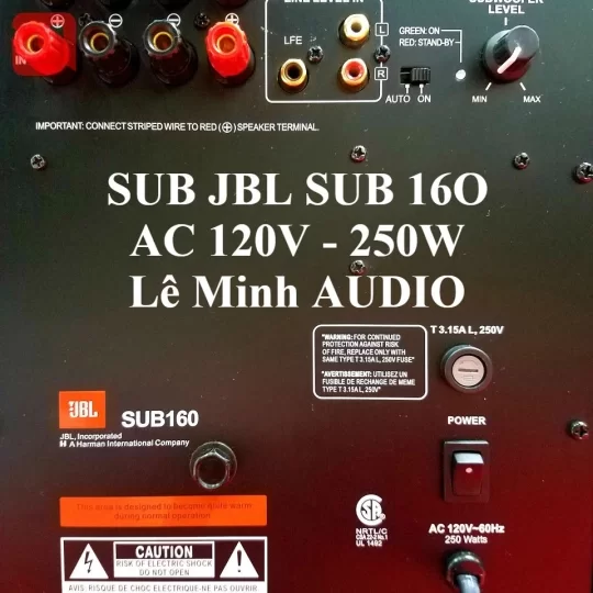 SUB điện JBL Sub160