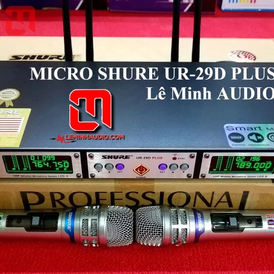 Micro KaraOke SHURE UR-29D Plus