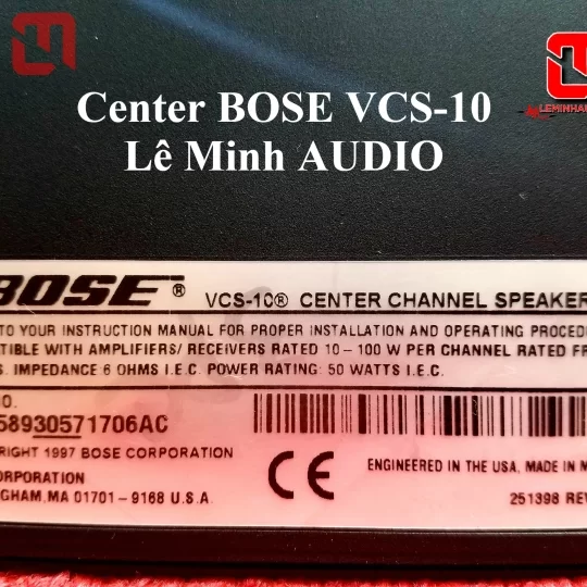 Loa Center Bose VCS-10 Center Channel Speaker
