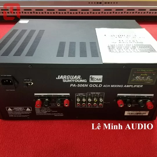 Amply Jarguar Suhyoung 4 kênh PA-506N Gold
