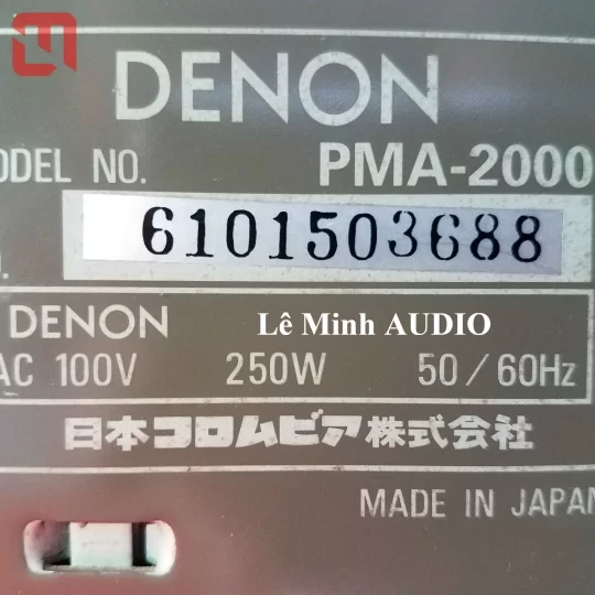 Amplifier Denon PMA-2000