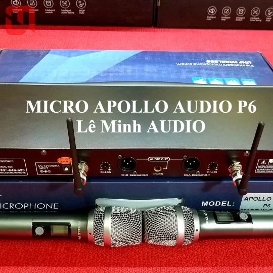 Micro cao cấp không dây APOLLO AUDIO P6