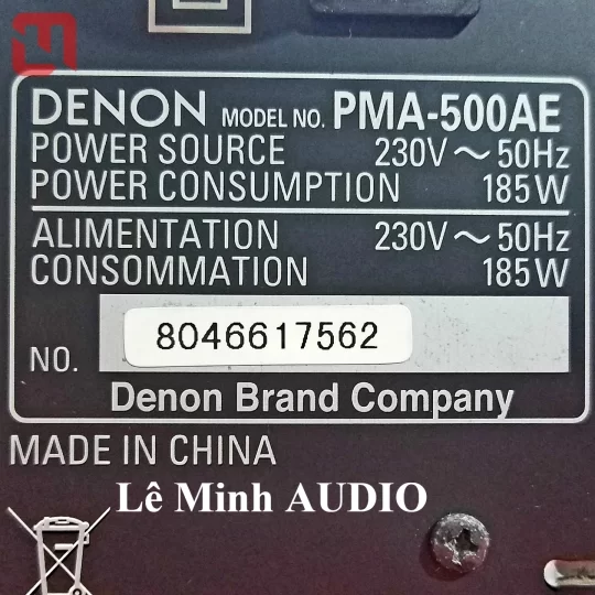 Ampli Denon AUDIO PMA - 500AE