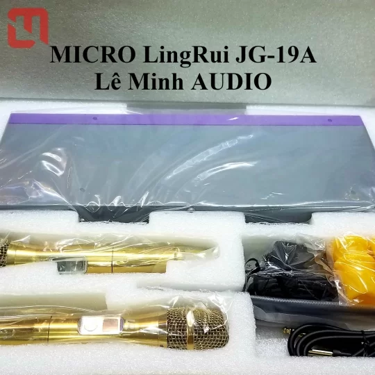 MICRO không dây cao cấp LingRui JG-19A ( Luxury Golden )