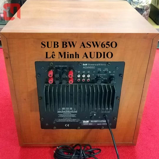 Loa SUB điện B&W ASW 65O hàng Cont