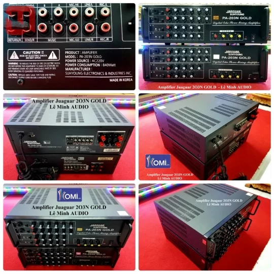 Amplifier JARGUAR PA-203N Gold