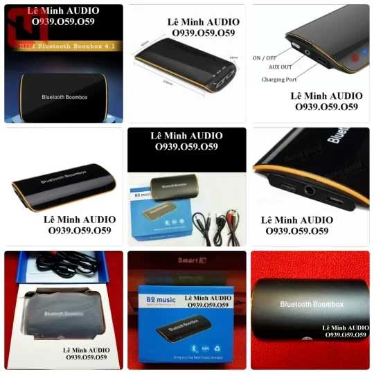 Bộ Bluetooth Boombox 4.1 vs NFC 5.0