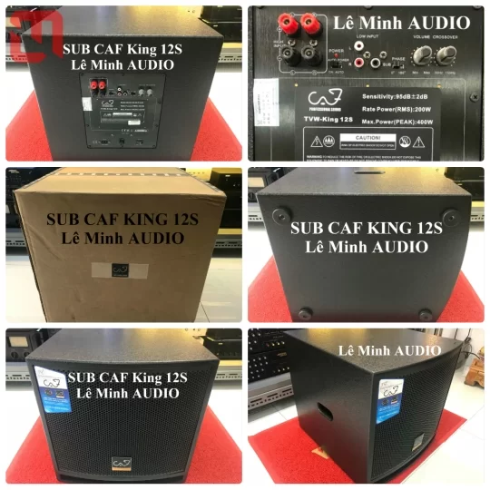 Loa Sub điện CAF King 12S mới 100%