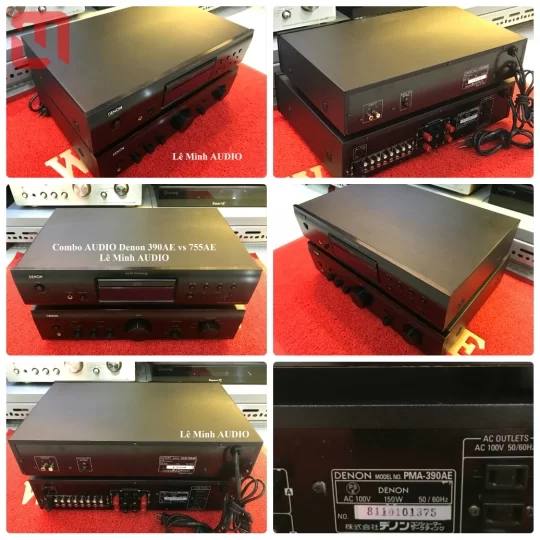 Combo Audio Denon 390AE vs 755AE