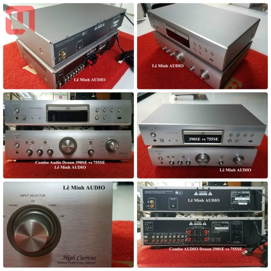 Combo Audio Denon 390SE vs 755SE