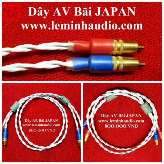 Dây AV dây Loa dây Canon hàng bãi