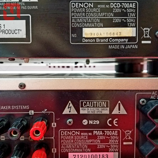 Combo Denon DCD-700AE và PMA-700AE