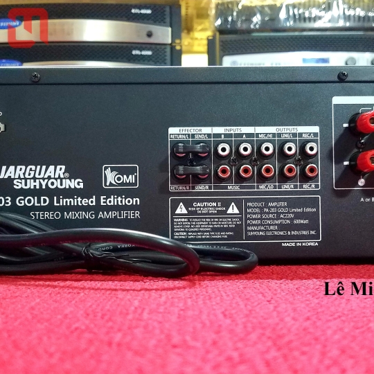 Amplifier JARGUAR Suhyoung PA-203 GOLD Limited Edition