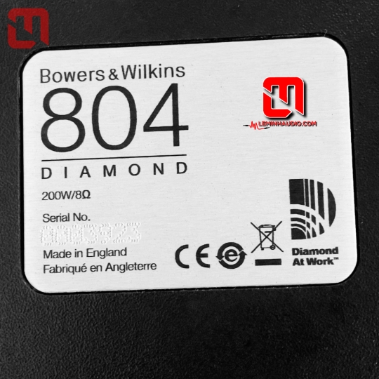 Loa B&W 804 Diamond (Rosenut)
