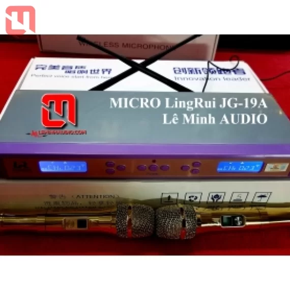 MICRO không dây cao cấp LingRui JG-19A ( Luxury Golden )